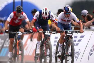 Tom Pidcock 'crashed me out' - Luca Schwarzbauer's MTB Worlds XCC medal chance ended by late crash