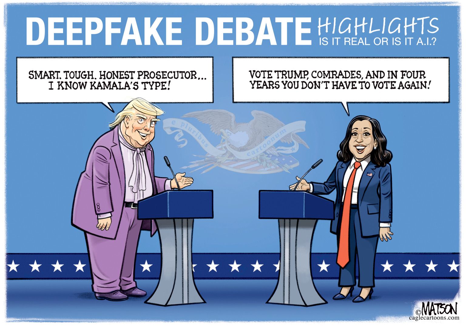 5 Cleverly Clashing Cartoons About The Presidential Debate | The Week