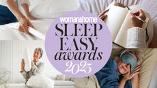 A collage of images of women using sleep products alongside the words Woman&Home Sleep Easy Awards 2025