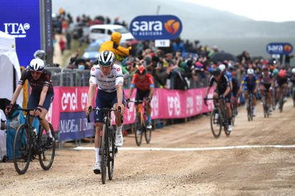 Remco Evenepoel on stage nine of the Giro d'Italia 2021