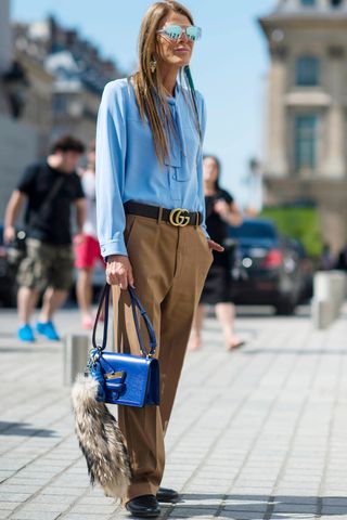 Anna Della Russo At The Couture Fashion Shows In Paris, Summer 2015
