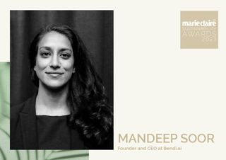 Marie Claire UK Sustainability Awards 2023 Mandeep Soor
