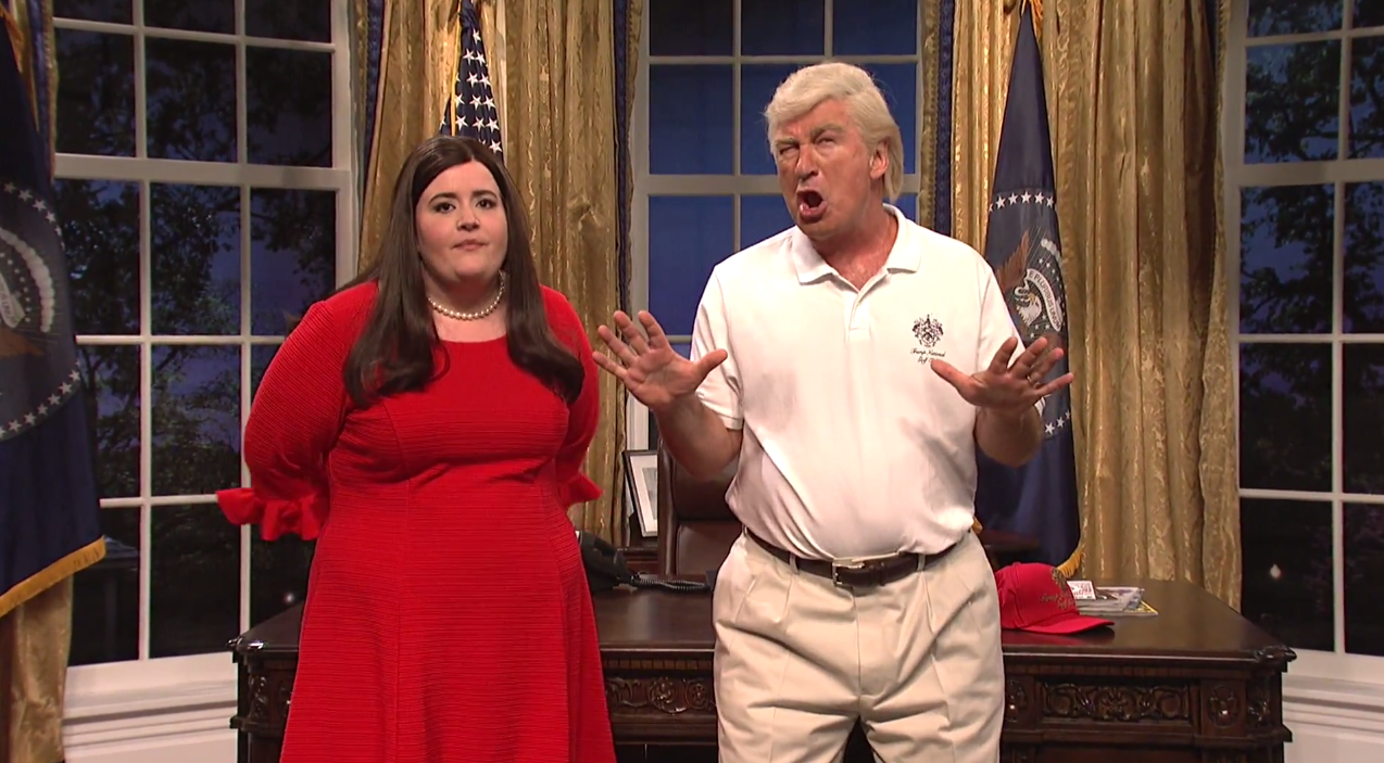 Alec Baldwin as President Trump on SNL