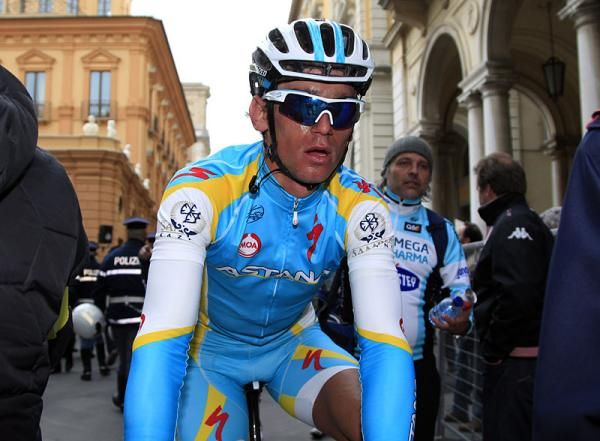 Stage 4 runner-up Roman Kreuziger (Astana) at the finish in Chieti.