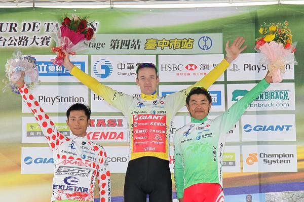 David McCann maintained the overall lead in Tour de Taiwan.