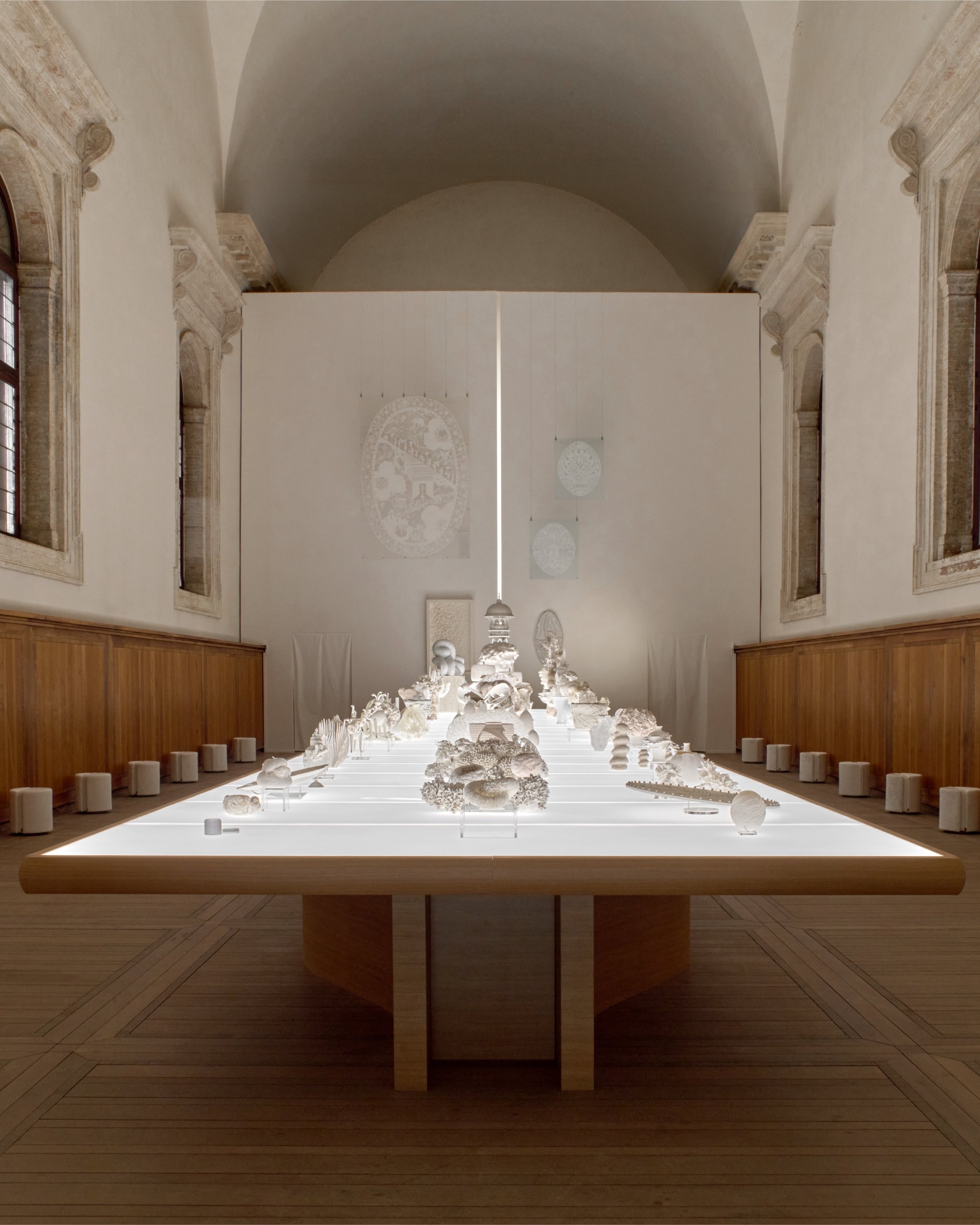 Installation view of Homo Faber 2026 by Es Devlin