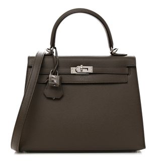 Hermes Epsom Kelly Sellier 25 Etain