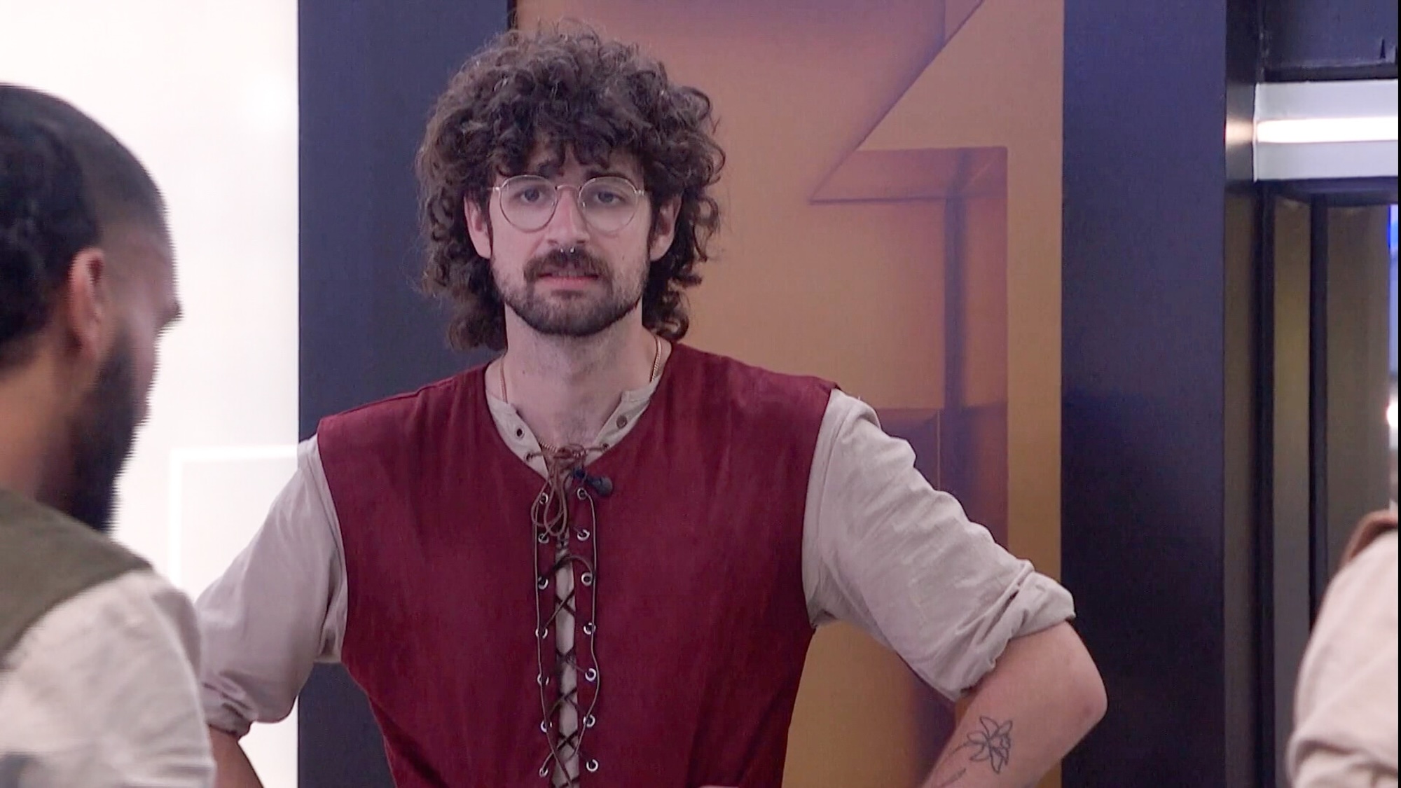 Barrett looking annoyed in Big Brother Season 28