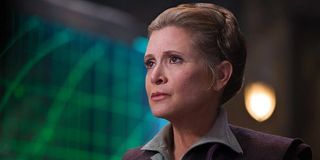 Carrie Fisher as General Organa star wars: the force awakens