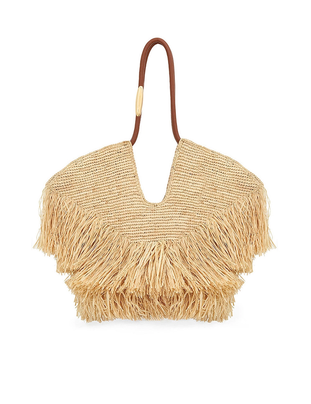 Farrah Woven Diagonal Seam Tote Bag