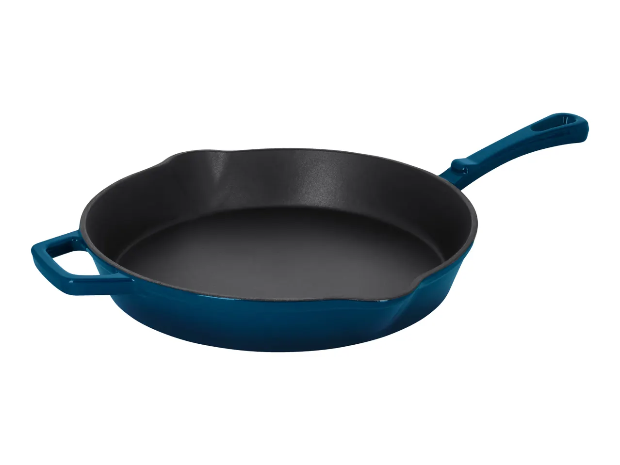 Silvercrest, Dark Blue Cast Iron Pan 33cm