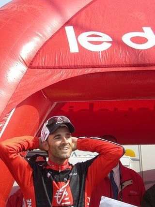 Valverde seemed quite happy with his surprise win in the time trial.