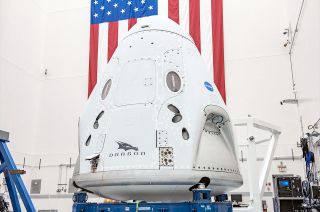 SpaceX’s Crew Dragon spacecraft that will launch on the historic Demo-2 mission to the International Space Station.