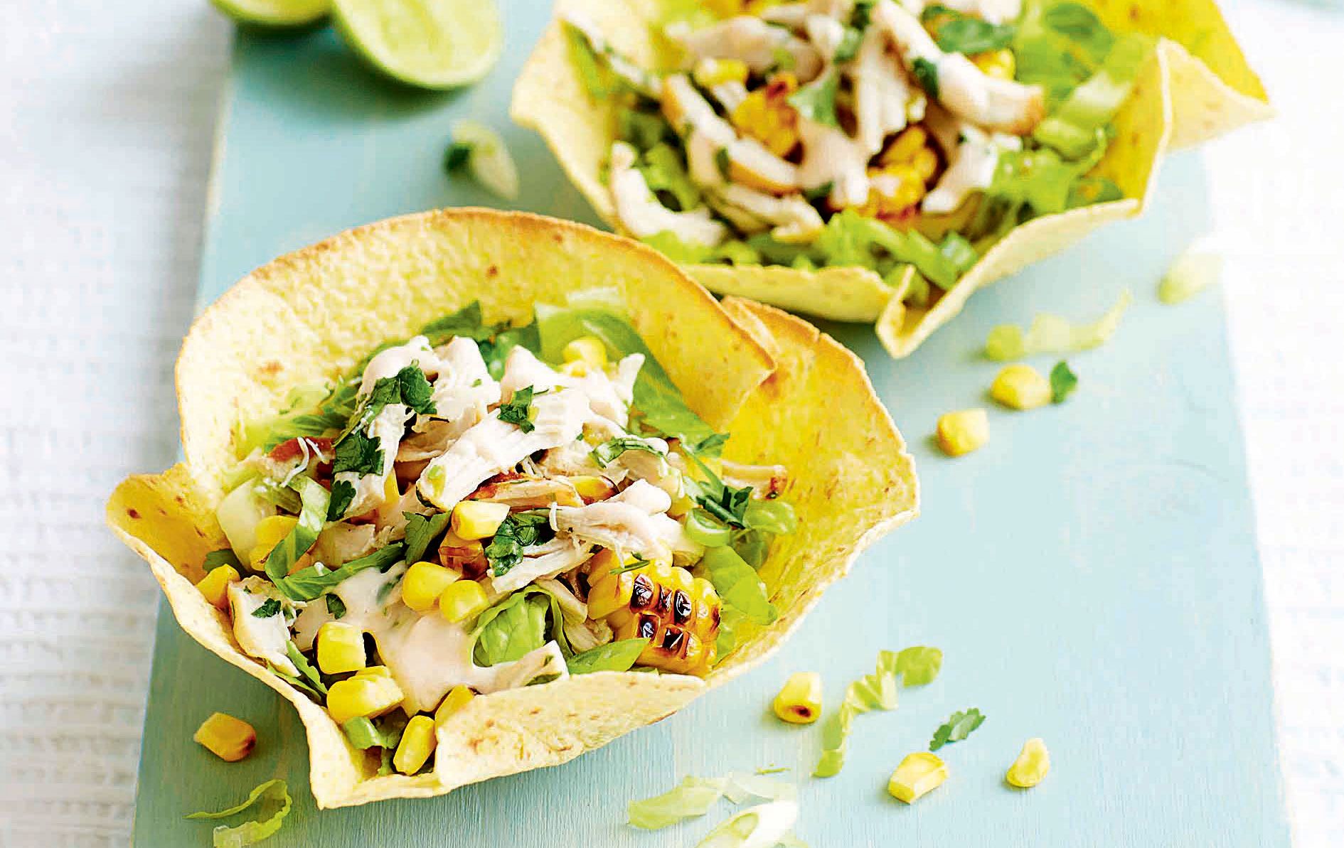 Chicken taco bowls recipe