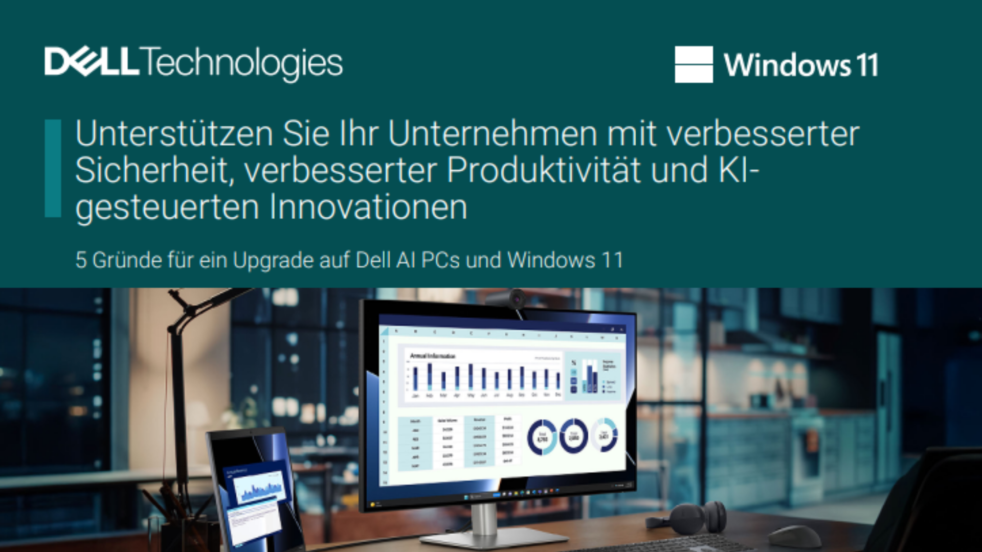 Unterst&uuml;tzen Sie Ihr Unternehmen mit verbesserter Sicherheit, verbesserter Produktivit&auml;t und KI-gesteuerten Innovationen