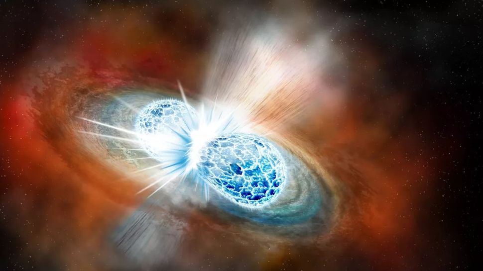 Strange Radio Bursts That Outshine Entire Galaxies May Come From Colliding Neutron Stars New