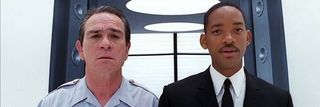 Men In Black Tommy Lee Jones Will Smith Kevin and Agent J in the deneurolyzer