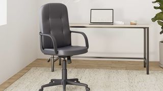 Office Hippo Leather Look Executive Office Chair