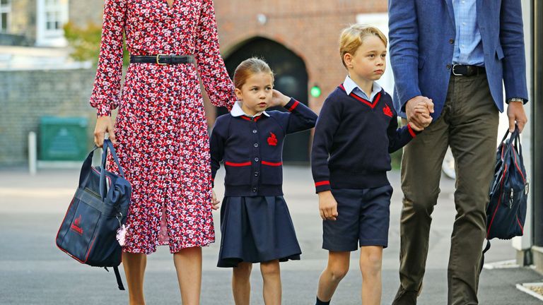 Princess Charlotte's First Day Of School