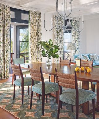 Dining room in Bahamian house