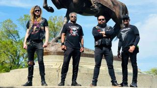 Thrash metal band Hirax in 2024