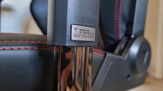 A product shot of the Secretlab TITAN Evo chair details
