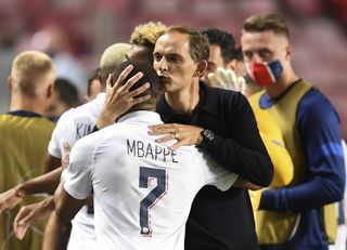 PSG’s head coach Thomas Tuchel and Kylian Mbappe are looking to bring Champions League glory to the French giants