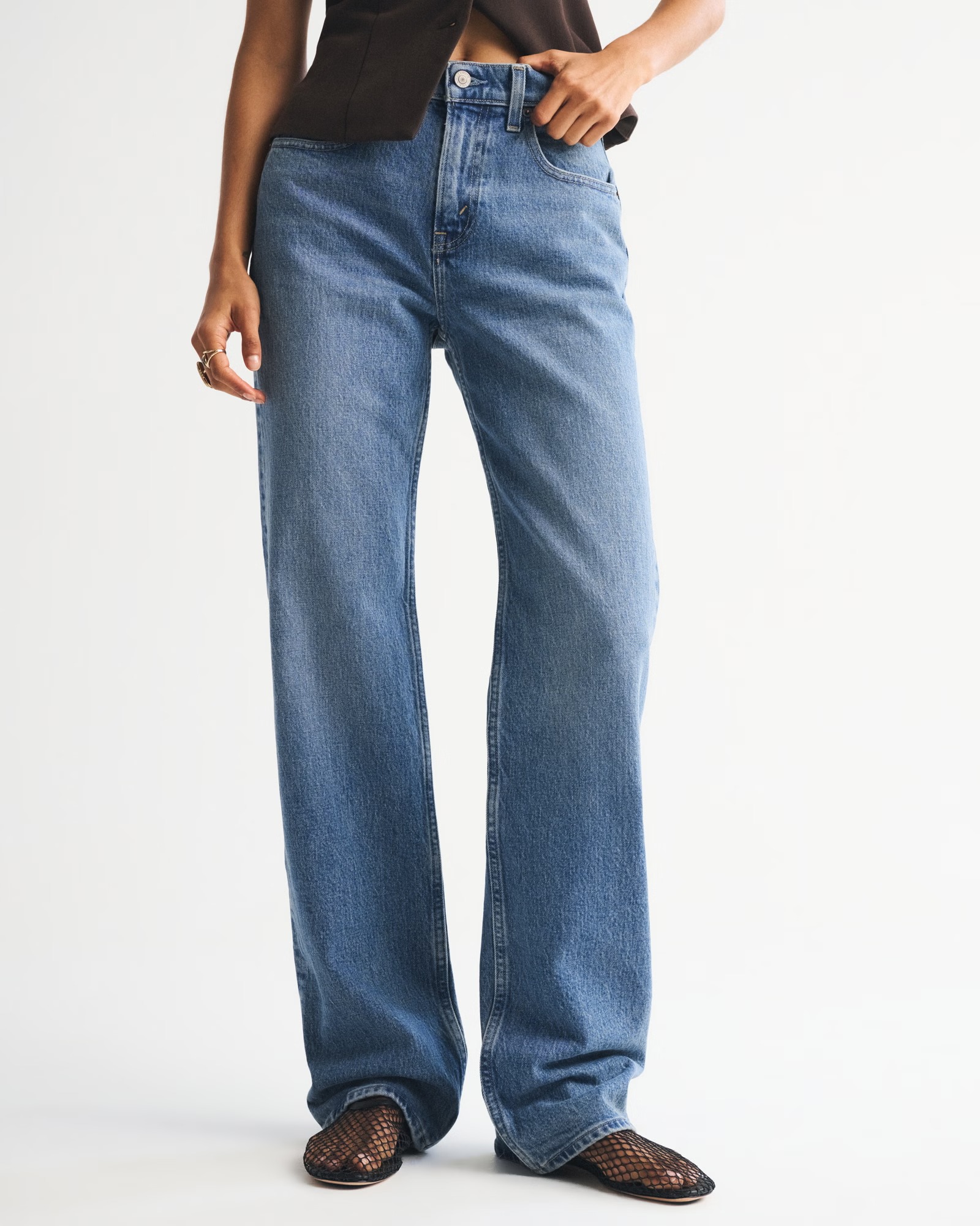 Abercrombie &amp;amp; Fitch, High Rise 90s Relaxed Jean