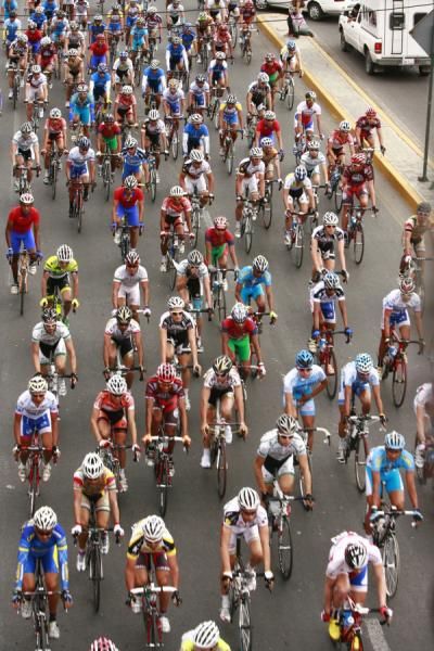 The colour of the Vuelta a Mexico peloton
