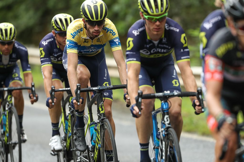 Damien Howson is looked after by his team