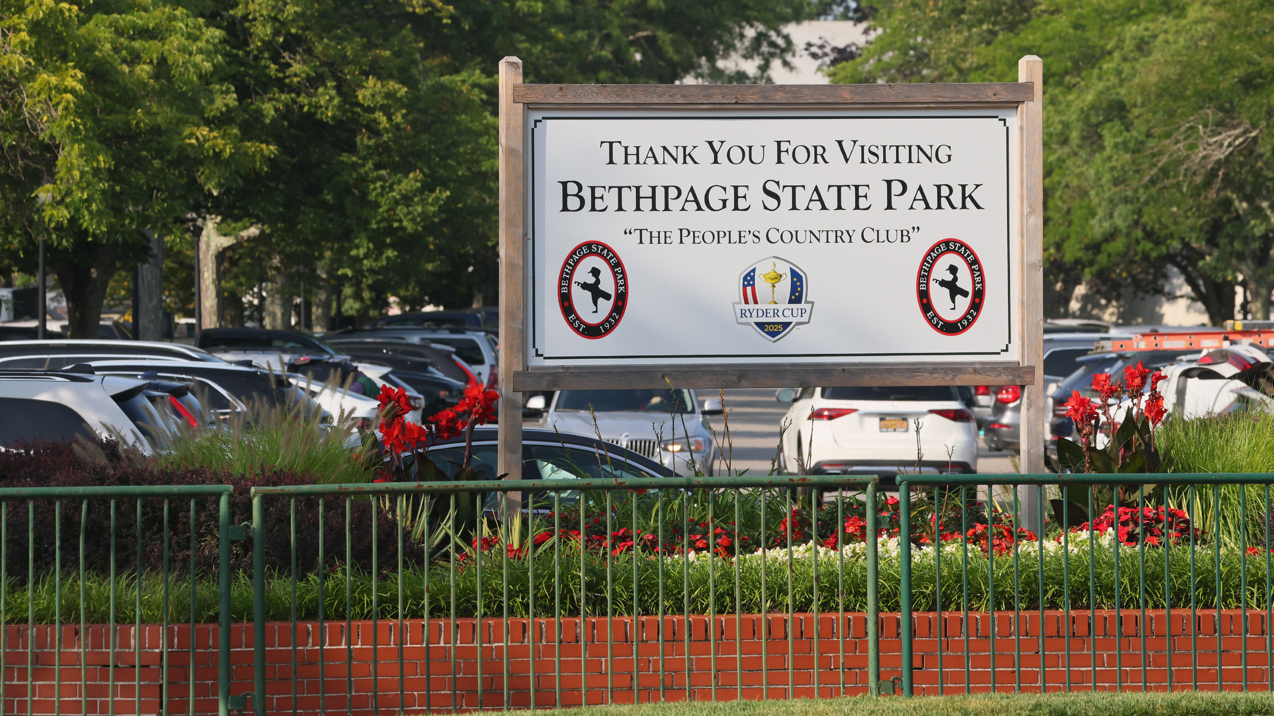 The car park at Bethpage State Park