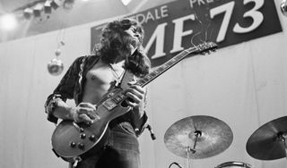 Gary Moore performs live in London in 1973