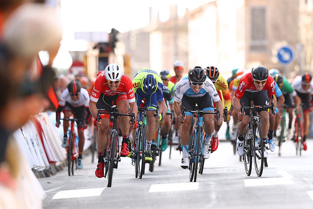 John Degenkolb wins the bunch sprint in Ses Salines