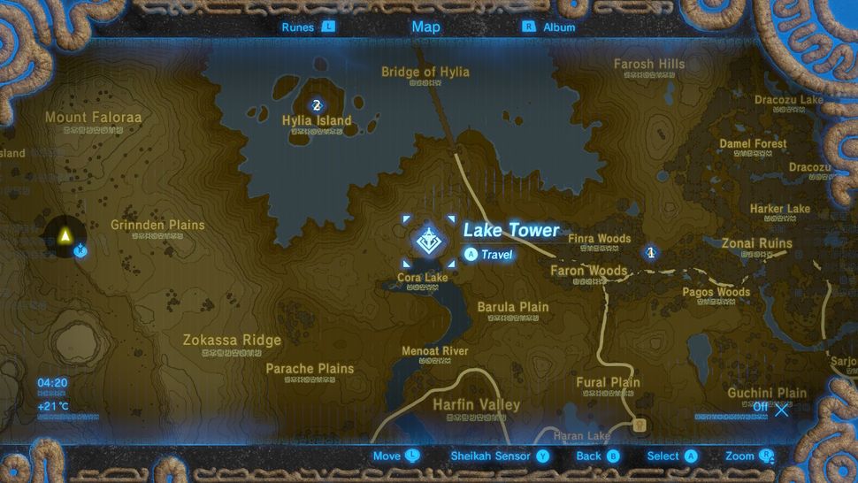Zelda breath of the wild shrine locations