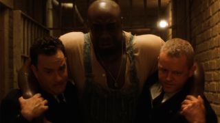 Michael Clarke Duncan, David Morse, and Tom Hanks in The Green Mile