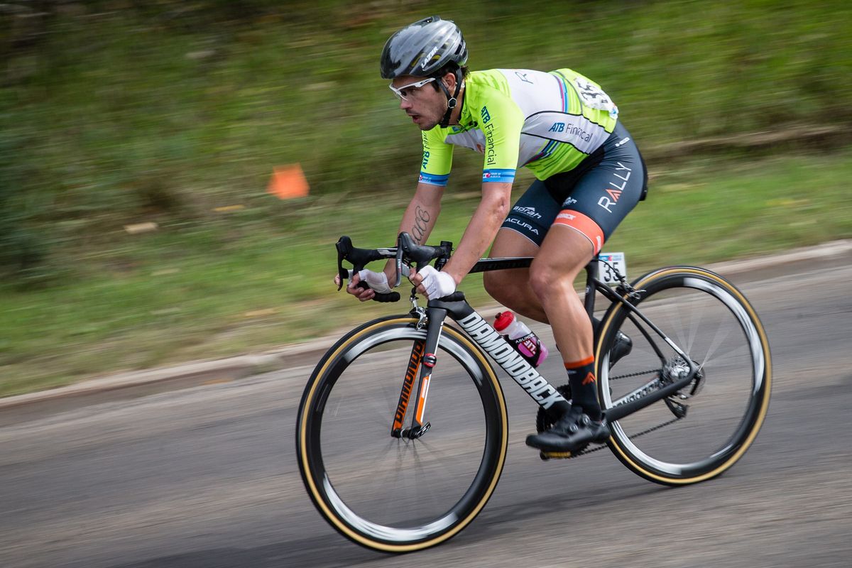 Evan Huffman (Rally) descending