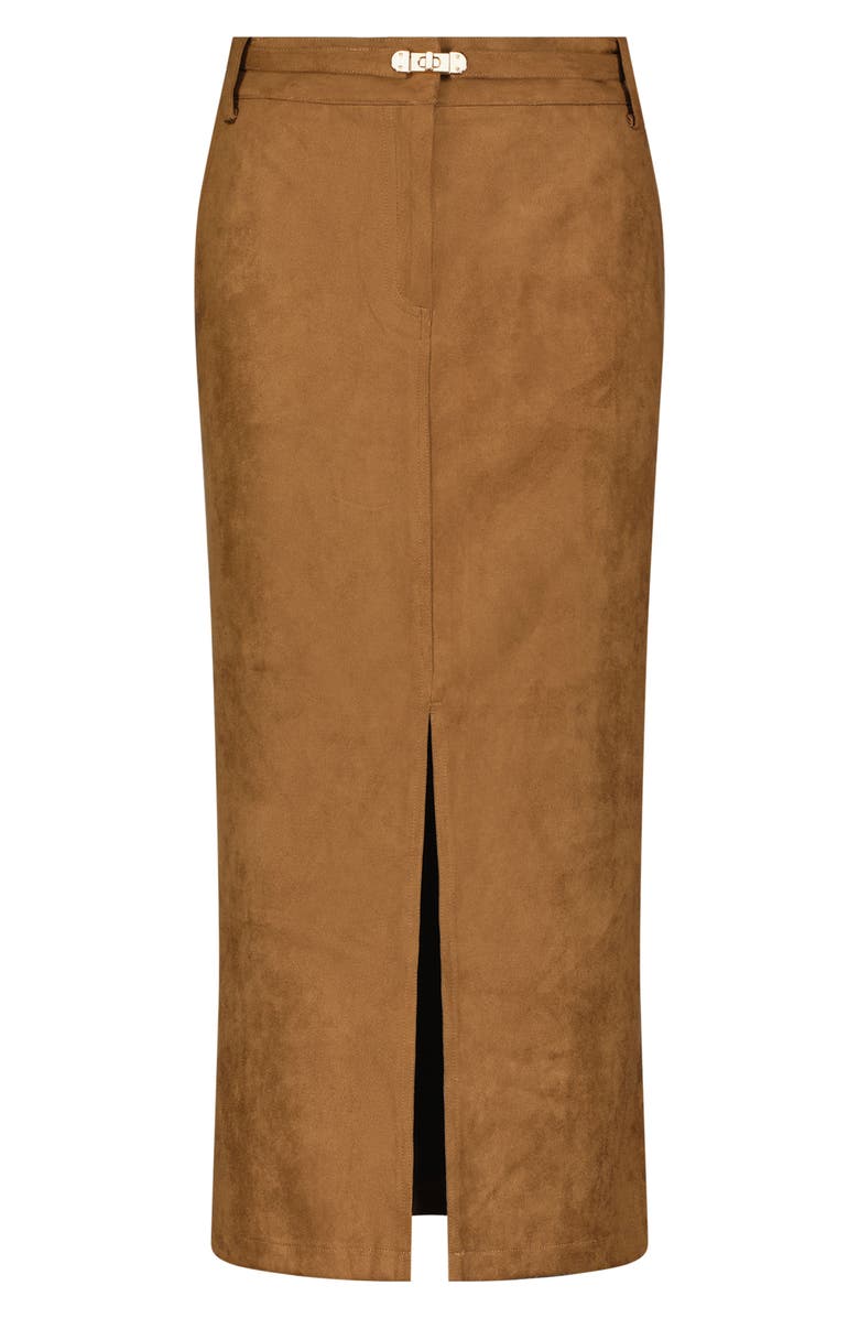 Kendra Sueded Midi Skirt