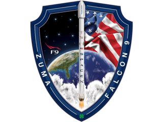The mission emblem for SpaceX's launch of the secret Zuma payload on Nov. 16, 2017.