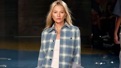 Kate Moss on the runway