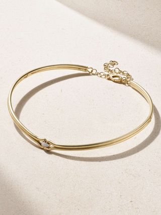 Nautical 18-Karat Gold Diamond Choker