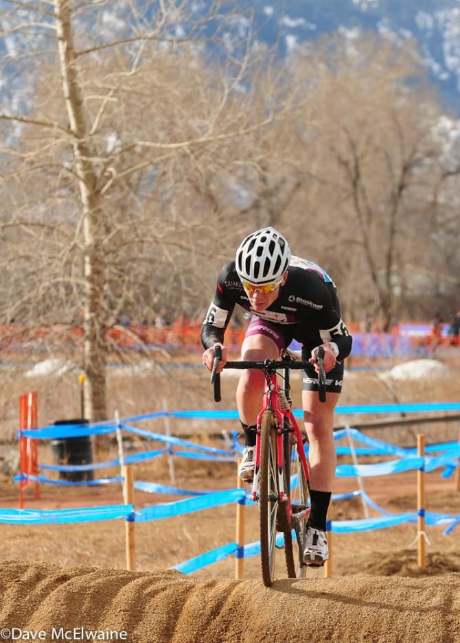 Peter Goguen (Race CF) riding the sand rollers