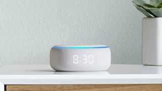 Amazon Echo Dot with Clock