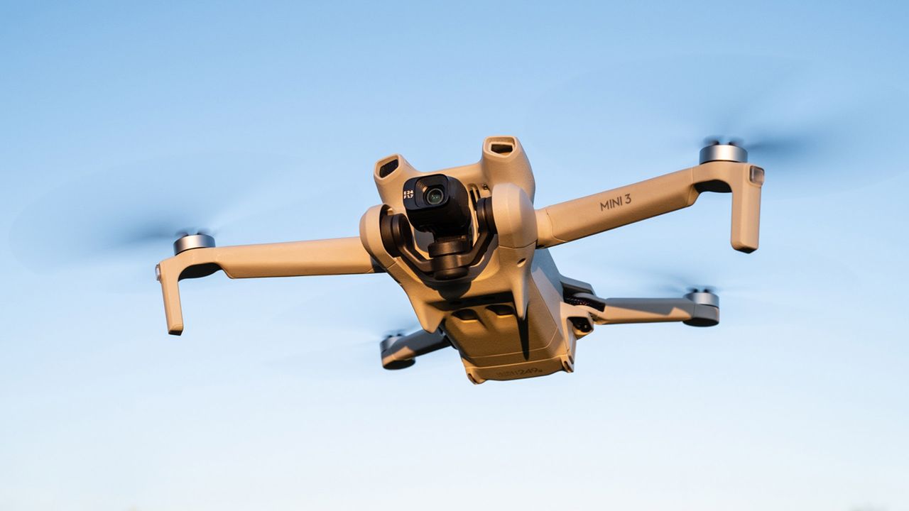 DJI Mini 3 in the air