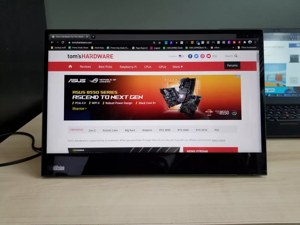 Best Portable Monitor for Productivity: Lenovo ThinkVision M14t