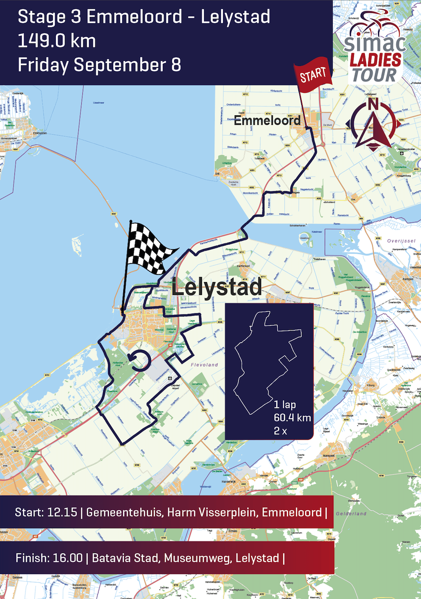 simac ladies tour lelystad 2023