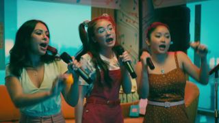 Janel Parrish, Lana Condor, and Anna Cathcart in To All the Boys: Always and Forever