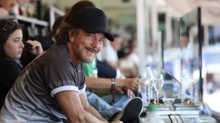 Eddie Vedder of Pearl Jam watches the FIFA World Cup 2026 match between USA and Belgium at Seattle Stadium on July 6, 2026