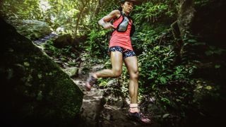 female trail runner