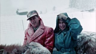 The Queen Unseen - The Queen and Prince Philip take a traditional sleigh ride during their Canadian Tour in 1951.