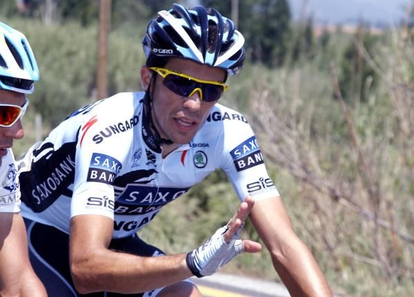 Contador is perhaps saying he's going to attack when the road kicks up